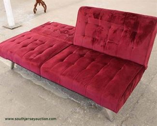 Modern Design Red Upholstered Futon 
Auction Estimate $100-$300 – Located Dock
