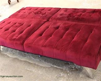 Modern Design Red Upholstered Futon 
Auction Estimate $100-$300 – Located Dock
