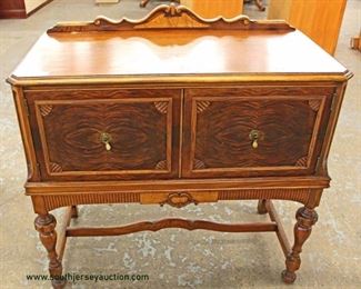 Walnut Two Tone 2 Door Server with Gallery
Auction Estimate $100-$300 – Located Inside
