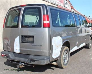 2004 Running Chevy V-8 Express 15 Passenger 3500 Van with A/C, Tilt Steering Wheel, Power Locks, and Odometer Reads 193225
Auction Estimate $2000-$4000 – Located Out Front
