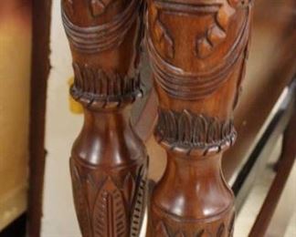 NICE 4 Piece “Link Taylor Furniture” SOLID Mahogany Bracket Foot Bedroom Set with Queen Size Poster Bed
Auction Estimate $700-$1500 – Located Inside


