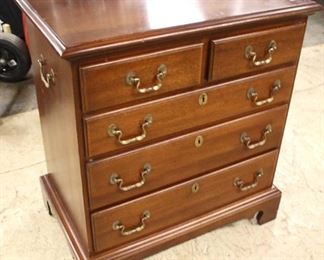 NICE 4 Piece “Link Taylor Furniture” SOLID Mahogany Bracket Foot Bedroom Set with Queen Size Poster Bed
Auction Estimate $700-$1500 – Located Inside
