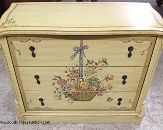 Decorator “Drexel Heritage Furniture” 3 Drawer Cookie Corner Chest
Auction Estimate $100-$300 – Located Inside
