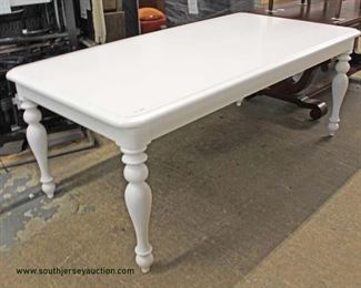 NEW Contemporary White Farm Style Kitchen Table
Auction Estimate $100-$300 – Located Inside
