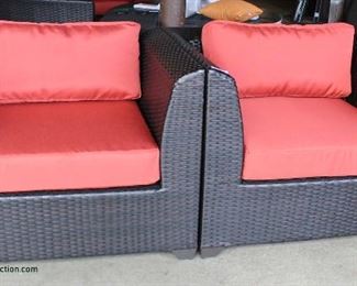 NEW PAIR of All Weather All Season Wicker Chairs with Cushions
Auction Estimate $200-$400 – Located Inside
