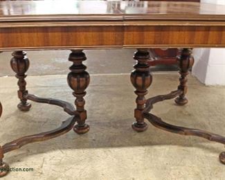 9 Piece Two Tone Walnut Carved Dining Room Set
Auction Estimate $600-$1200 – Located Inside
