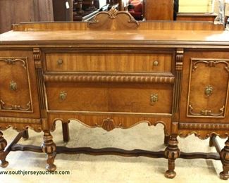 9 Piece Two Tone Walnut Carved Dining Room Set
Auction Estimate $600-$1200 – Located Inside

