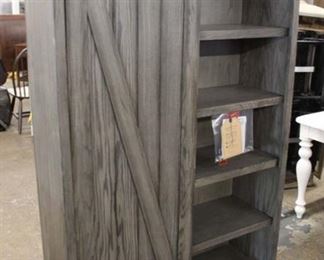 NEW Contemporary “Martin Furniture” Grey Washed Sliding Door with Restoration Hardware Bookcase with Tags
Auction Estimate $200-$400 – Located Inside
