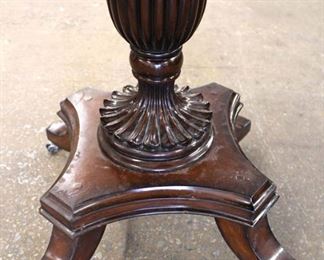 Contemporary Mahogany Carved Base Star Burst Top Parlor Table
Auction Estimate $100-$200 – Located Inside
