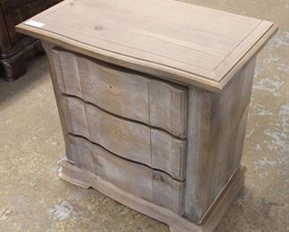 NEW Contemporary White Washed 3 Drawer Chest
Auction Estimate $50-$100 – Located Inside
