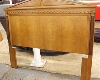 4 Piece “Stanley Furniture” Maple Diamond Inlaid Bedroom Set with Full Headboard and Fitted Interior Armoire
Auction Estimate $400-$800 – Located Inside
