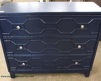 NEW Contemporary Blue 3 Drawer Decorator Chest
Auction Estimate $200-$400 – Located Inside
