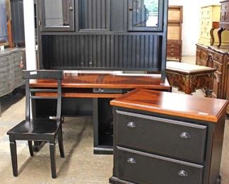  4 Piece Country Style Office Set

L-Shape Desk with Hutch Top, Chair and 2 Door Filing Cabinet

Located Inside – Auction Estimate $300-$600 