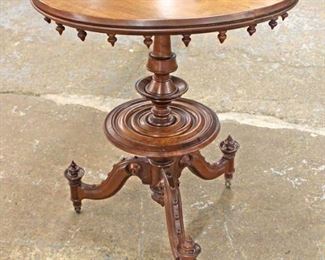  ANTIQUE Victorian Inlaid Lamp Table

Auction Estimate $100-$300 – Located Inside 