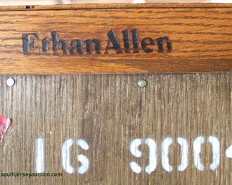  SOLID Oak 2 Piece Leaded Glass Secretary Bookcase by Ethan Allen

Auction Estimate $200-$400 – Located Dock 