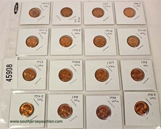 Sheet of U.S. Uncirculated Pennies

Auction Estimate $5-$10 – Located Inside 