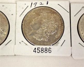  Selection of Silver Morgan Dollars

Auction Estimate $20-$50 each – Located Inside 