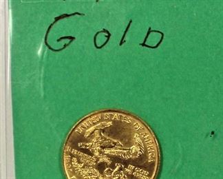  Gold $5.00 Coin

Auction Estimate $400-$800– Located Inside 