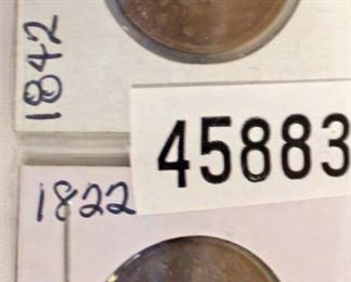  2 Large Cents

Auction Estimate $5-$10 – Located Inside 