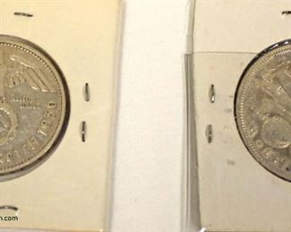  Silver German Half Dollar and Silver Foreign Half Dollar

Auction Estimate $10-$30 each – Located Inside 