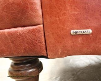 Leather “Natuzzi” Button Tuft Club Chair 
Auction Estimate $200-$400 – Located Inside
