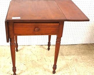 ANTIQUE One Drawer Drop Side Work Table
Auction Estimate $100-$300 – Located Inside
