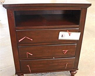 NEW Contemporary Espresso Finish Media Stand
Auction Estimate $100-$300 – Located Inside
