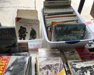 Japanese, German WWII, Navy, Marines and War Tanks books.