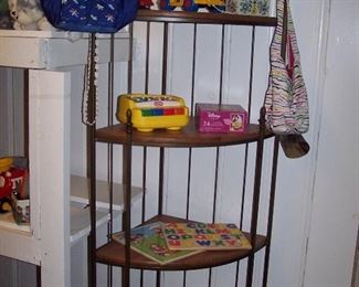 Corner Shelf & Kids Toys