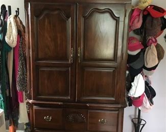 Look at this beautiful wardrobe with marvelous finial!