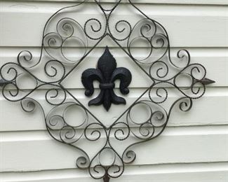 . . . another wrought-iron piece.