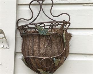 . . . one of several wall baskets.