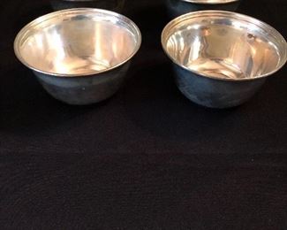 Sterling silver bowls
