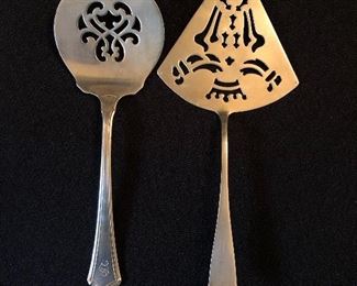 Sterling silver serving pieces