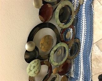 Metal wall decoration