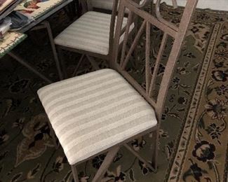 One of the dining chairs that matches the NCL coffee table set