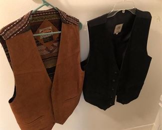 Leather vests $20 each 