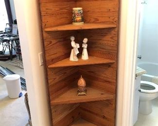 Corner wall shelf $75 . ( I have another at my warehouse) also $75