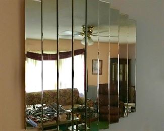 Large wall mirror