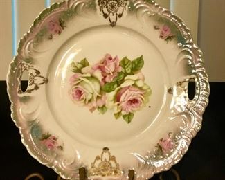 Antique hand painted plate