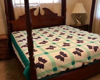 King size bed and mattress