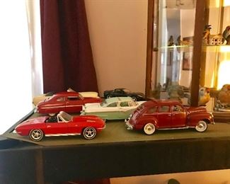 Diecast model car collection