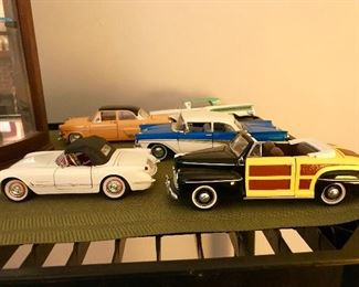 Diecast model car collection