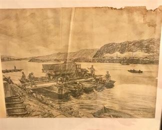 WW II prints from original illustrations by S/Sgt Rudy Wedow