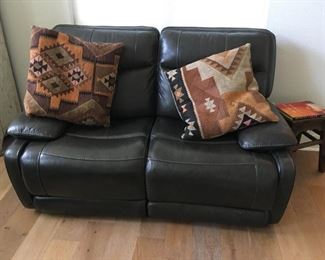 Ashley power leather loveseat 