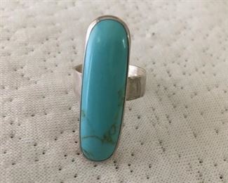 Turquoise  sterling ring