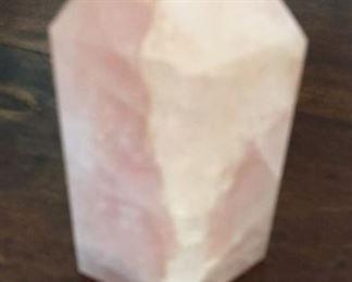 rose quartz polished point