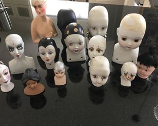 doll heads porcelain