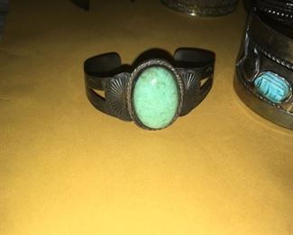 sterling & turquoise bracelet