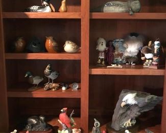 Decorative art pieces, Birds, Eagles, loons, and Duck Decoy